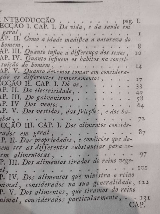 Elementos de Hygiene ou Dictames Theoreticos 1823