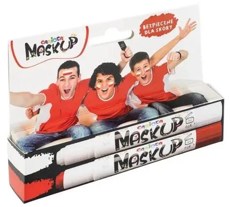 Farbki Do Twarzy Biało-Czerwone Carioca. Nowy Produkt