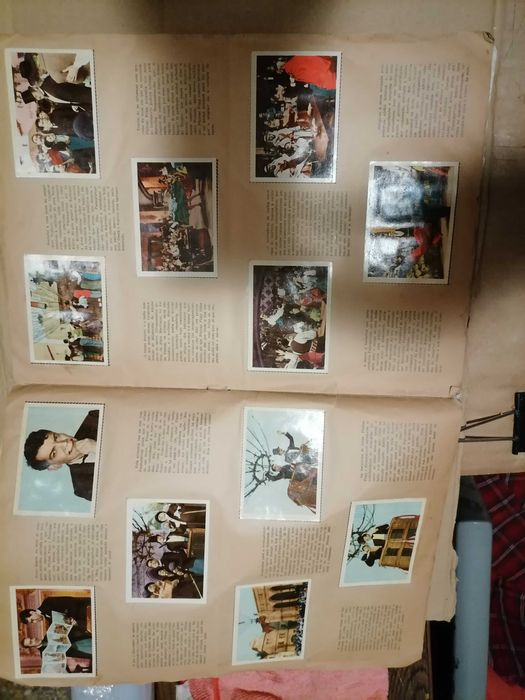 Caderneta Cromos 1958 COMPLETA A Volta ao Mundo em 80 Dias A.P.Revista