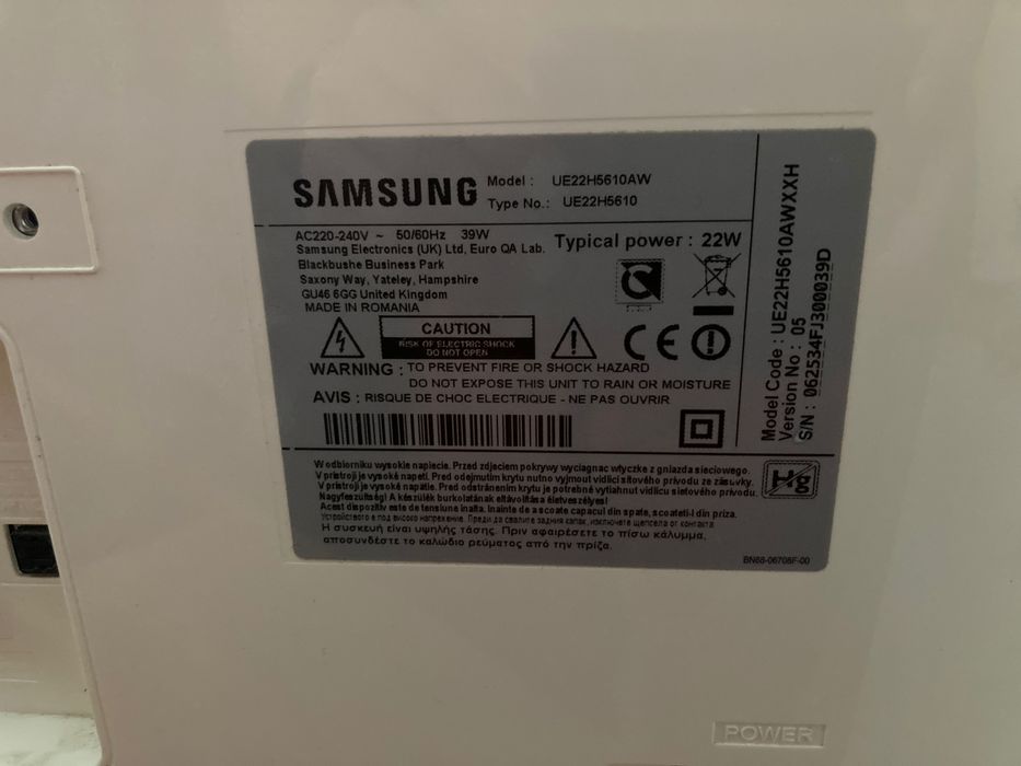 Monitor Samsung UE22H56