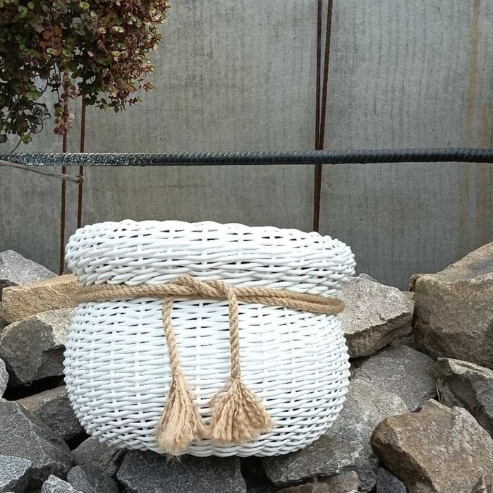 Кашпо зі штучного ротангу, кошик для парасольки