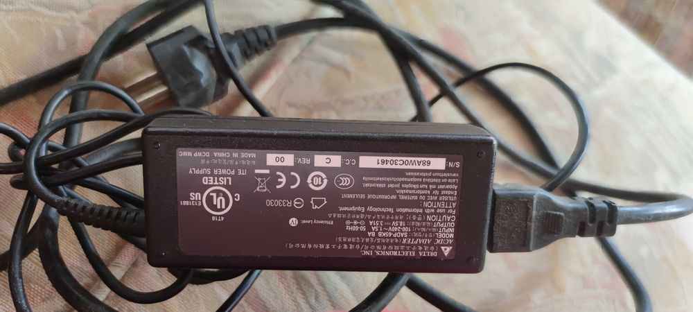 Carregador para Portátil HP 18.5V 3.5A 50-60Hz