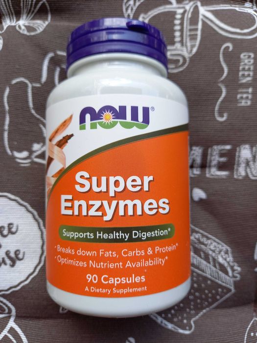 Now Foods Super Enzymes Papaya Plant ферменти супер ензими папайя рослинні для травлення энзимы