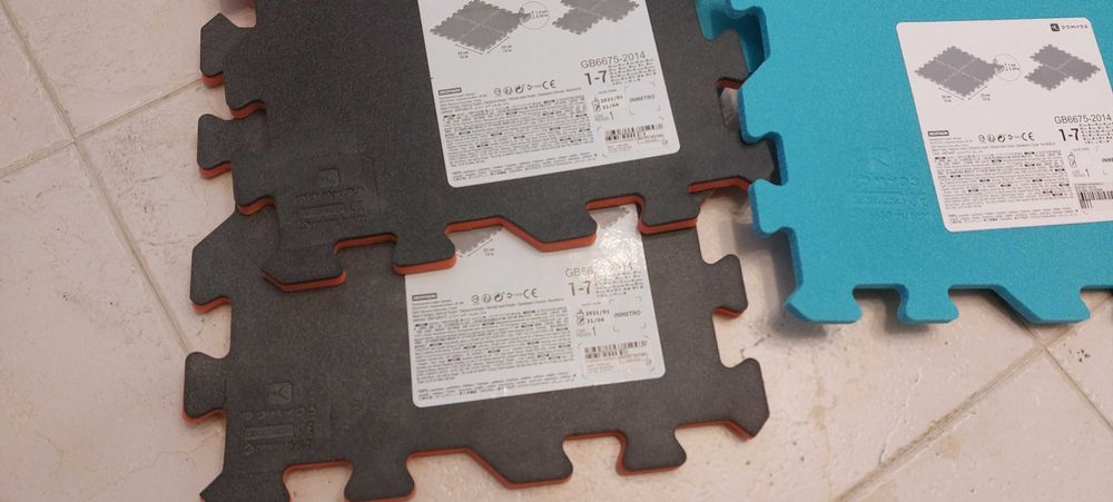 Tapete Chão Esponja Exercício Decathlon