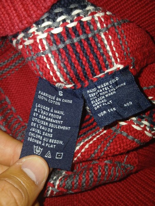 Nautica Camisola L vermelha