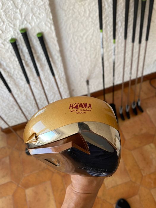 Set Completo Golfe Luxo Driver HONMA 4 star NOVO  TaylorMade RBZ  Saco Hard Case MEGA