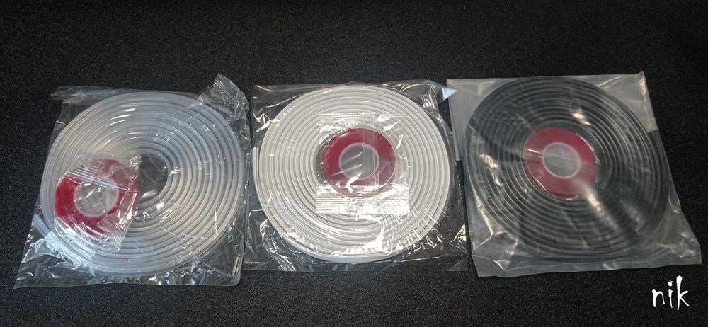 Торцевий молдінг на кромку дверей 5м авто резинка на двері