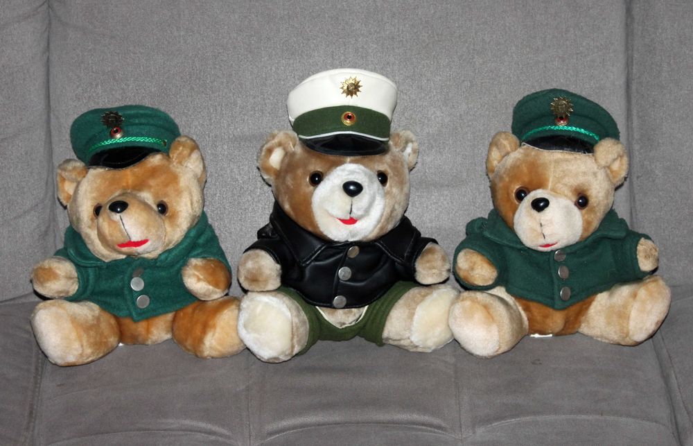 MIŚ TEDDY kolekcjonerski /niemiecka polizei /28 cm /3sztuki