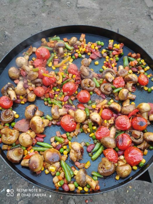 Сковорода из диска бороны 40см сковорідка із диску,турбопечь