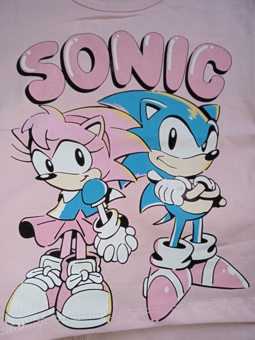 Komplet 98-104 Sonic różowy