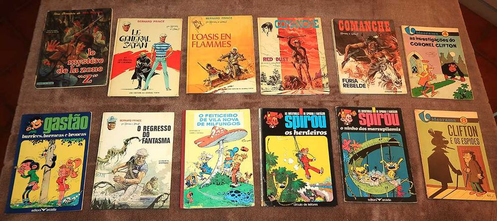 Livros Bd Banda Desenhada antigos vintage raros