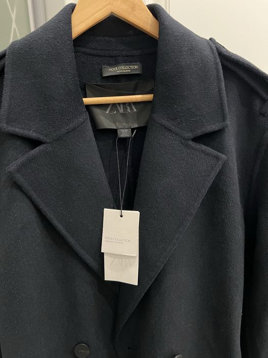 Пальто Zara шерстяное премиум