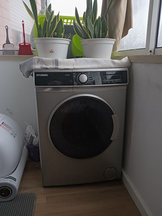 Máquina de lavar roupa Hyundai capacidade 8kg