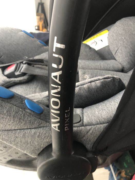 Fotelik Avionaut Pixel szary lekki do 13 kg
