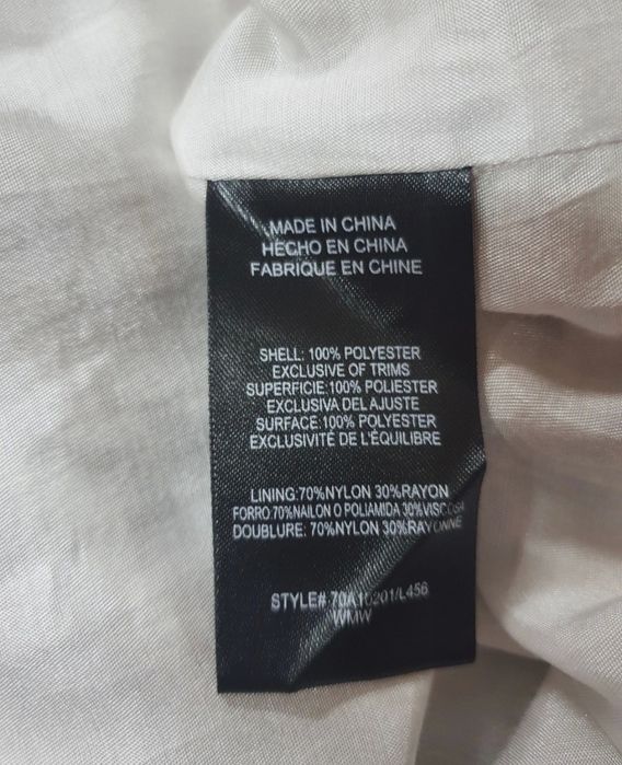 Zwiewna sukienka Bebe z USA falbany r 38