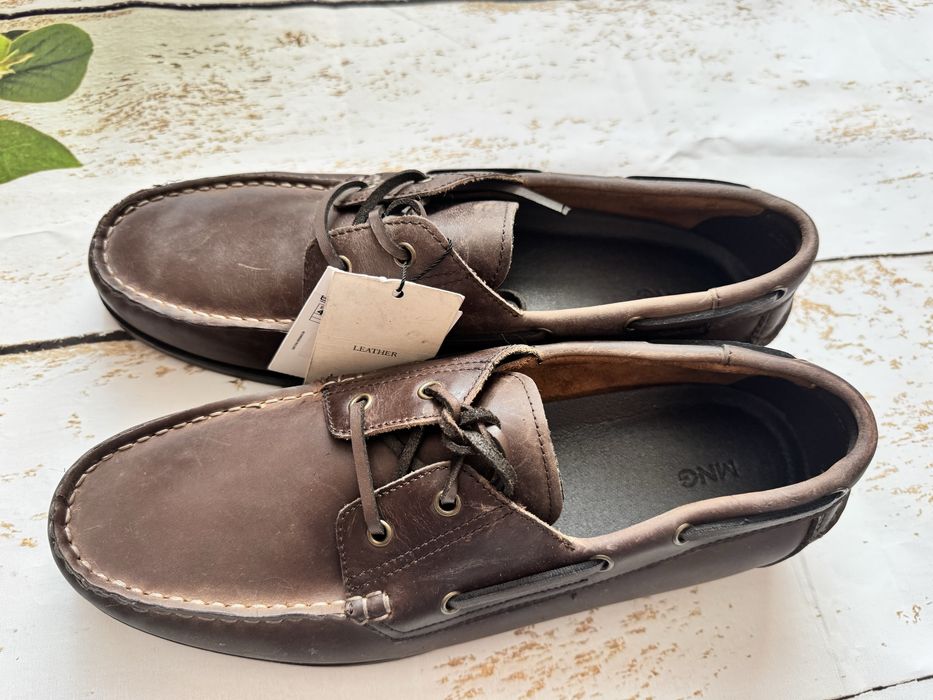 Лофери  чоловічі Mango 100% шкіра