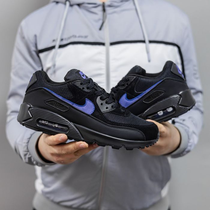 Кросівки Nike Air Max 90 Black/Navy premium