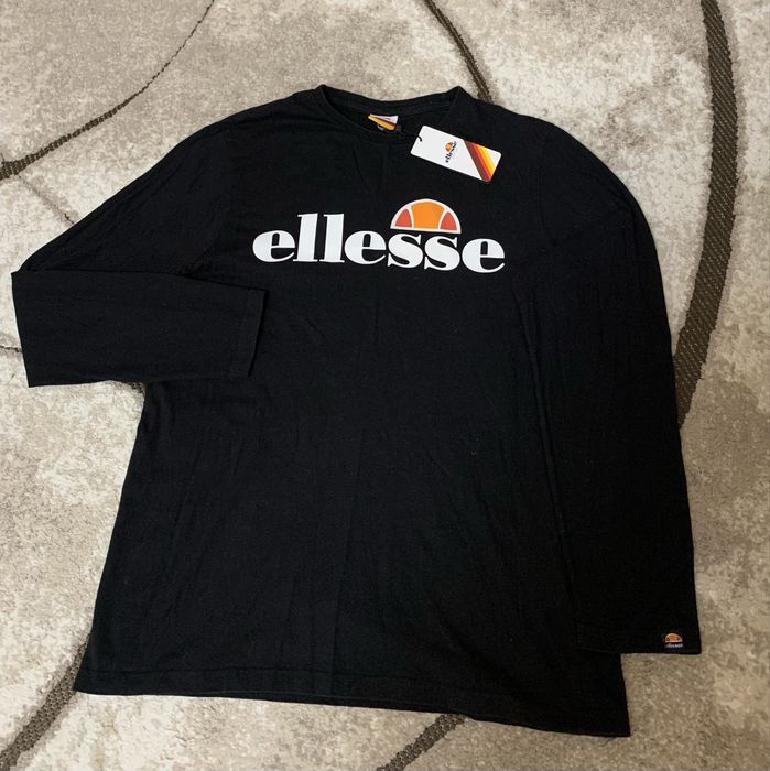 Лонгслив свитшот Ellesse Heritage Black Longsleeve Black Size L  New