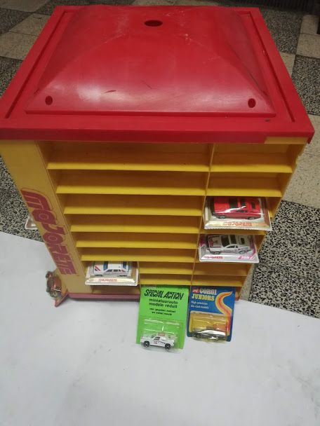 majorete estante de miniaturas auto expositor