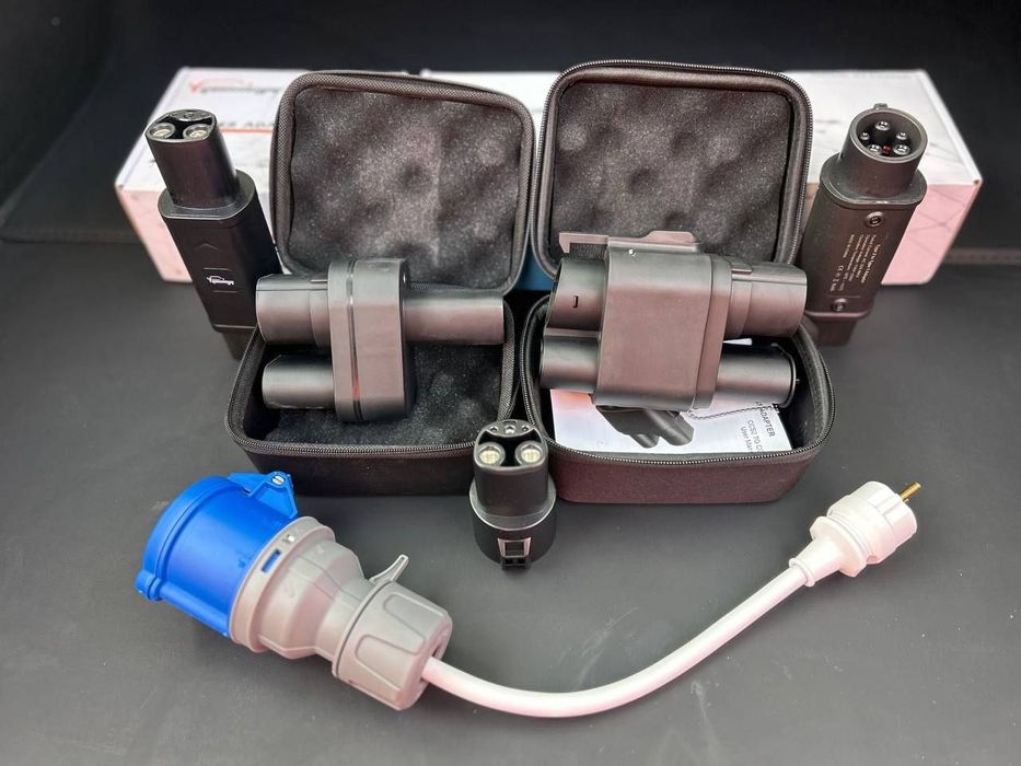 Адаптер CCS2  to Tesla ,  CCS1 для швидкісної зарядки електромобілів з