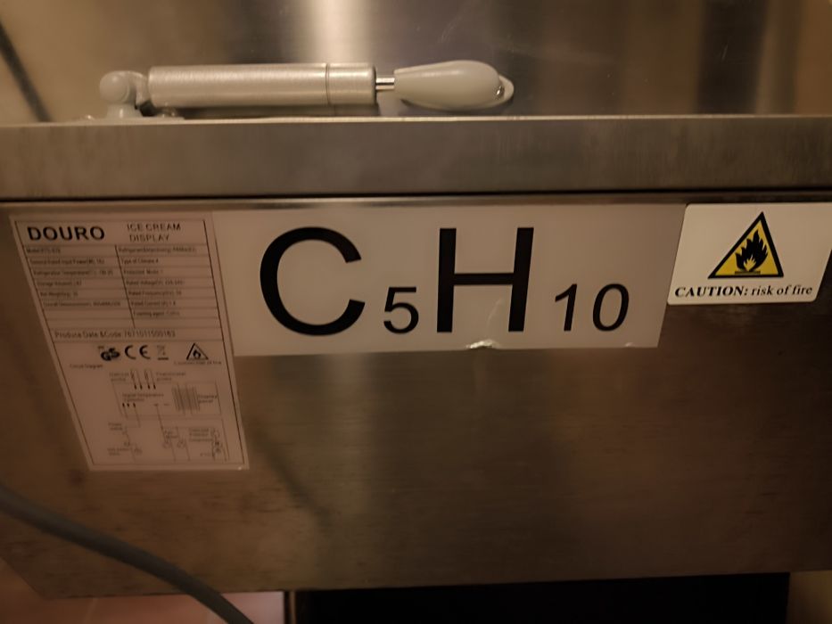 Vitrine para gelados