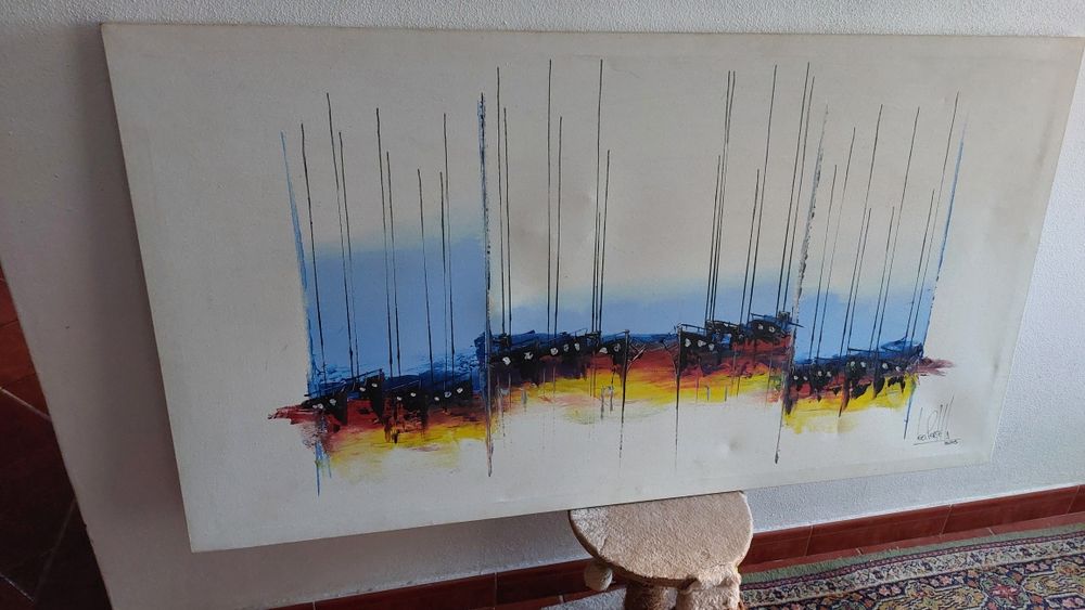 Quadro grande estado razoável