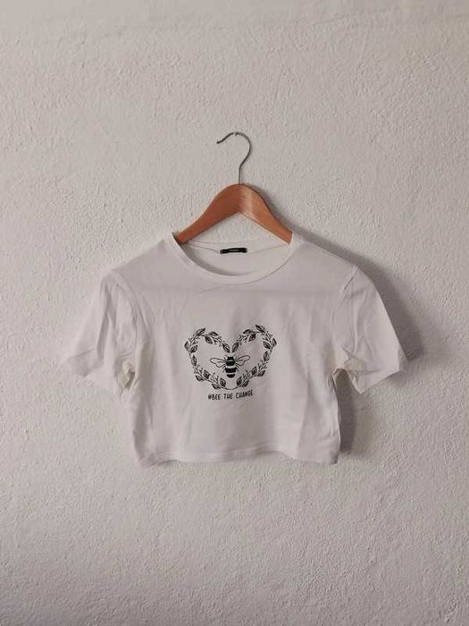 T-shirt estampada cropped Tezenis