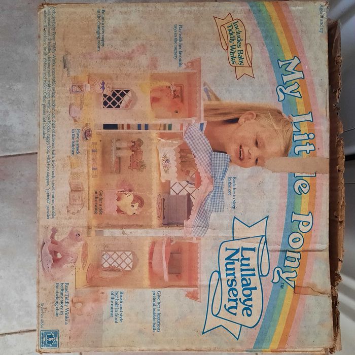 Brinquedo infantil Creche My litlle Pony (anos 80-raro)