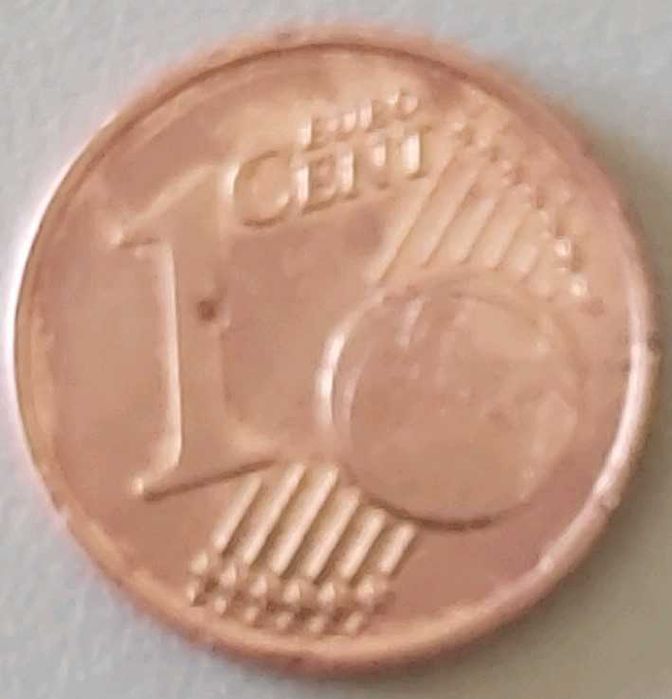 1 Cêntimo de 2019 da Eslováquia