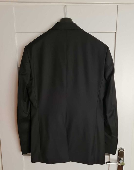 NOWY Garnitur męski VISTULA super slim 182/96/82 (84) 48 L CZARNY