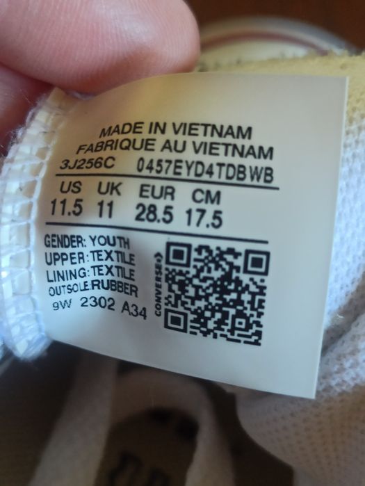 Кеди converse 28,5 розмір 18,5сморигінал