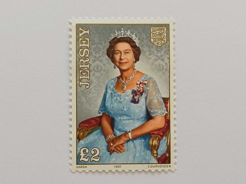 Filatelia - Jersey - Queen Elizabeth II Definitive £2, 1991