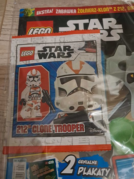 Magazyn lego Star Wars figurka klon z 212 batalionu karta gratis