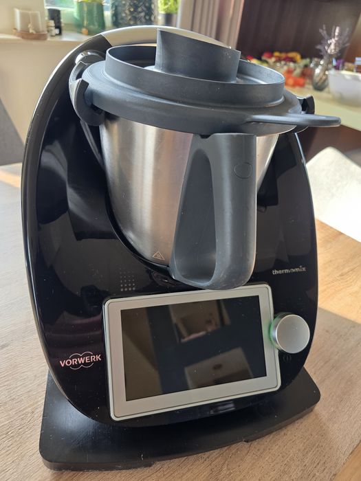 Thermomix TM6 Czarny Black Edition + nakładka krojąca + deska STAN 6/6