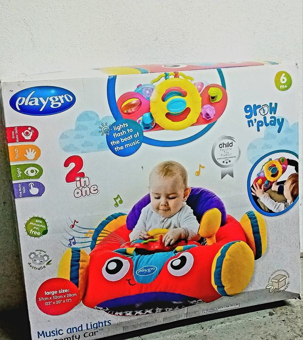 Assento interativo para bebés da Playgro (NOVO)