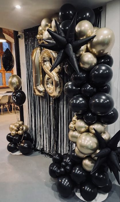 Dekoracje balonowe Świąteczne i Sylwestrowe na terenie Łodzi i okolic