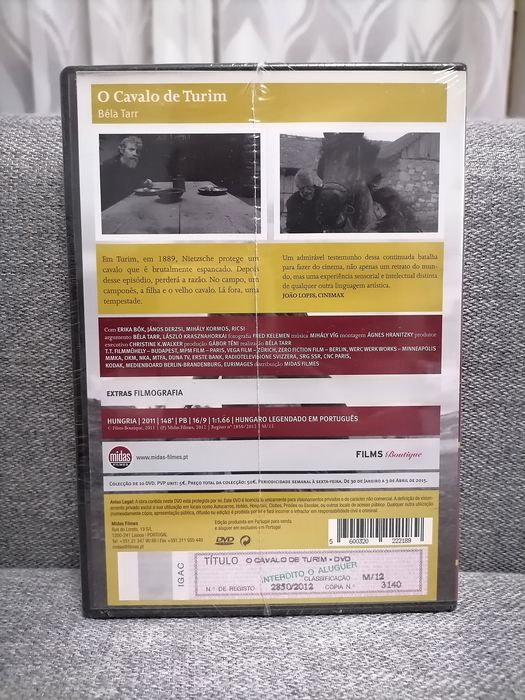 O Cavalo de Turim (novo e selado) Béla Tarr