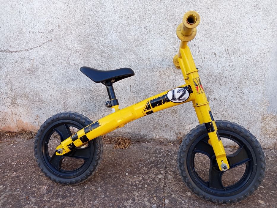 Bicicleta de aprendizagem sem pedais
