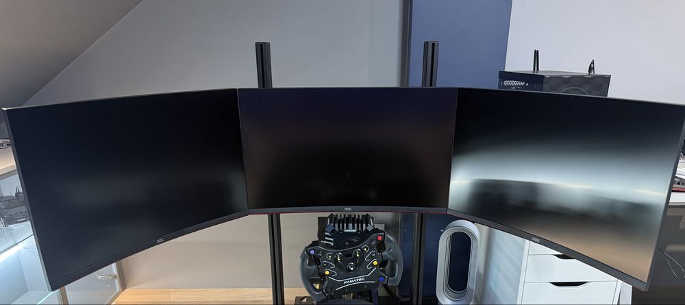 Monitor gamingowy aoc c32g2ze/bk simracing