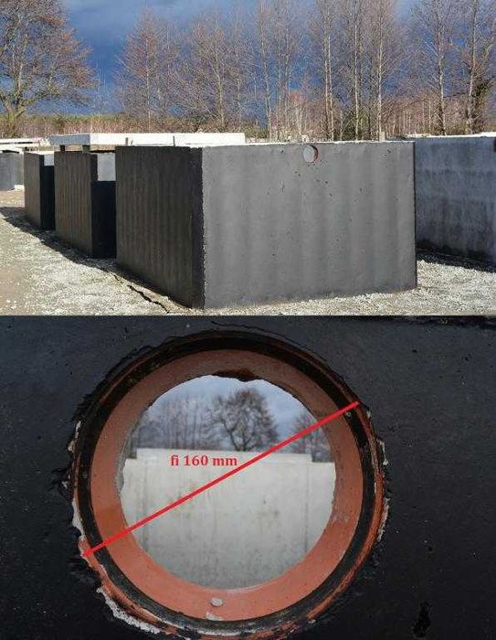szambo betonowe 8 10 zbiornik betonowy na wodę ścieki piwnica betonowa