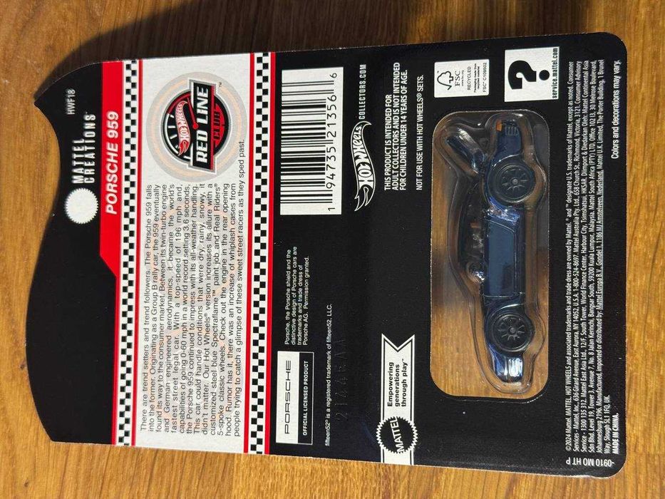 Hot Wheels Porsche 959 RLC HWF18 2024