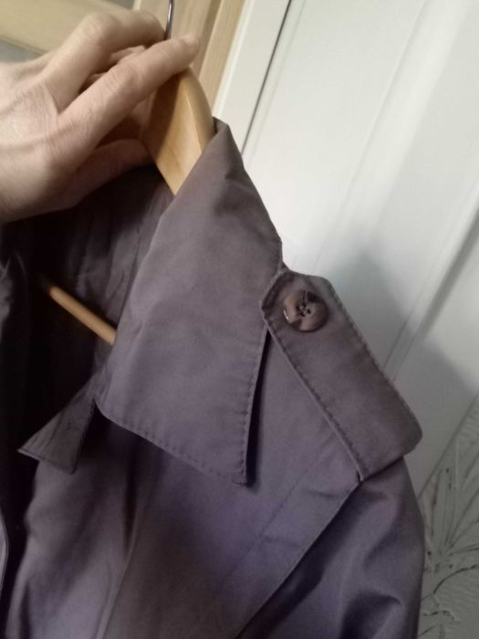 NINO angielski płaszcz damski przejściowy ocieplany prochowiec 36 S 10