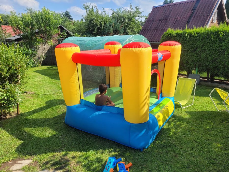 DMUCHANIEC ZAMEK OGRODOWY trampolina dla dzieci - sprzedam