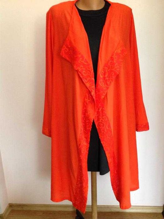 Кардиган, накидка, літній жакет батал великий розмір 22 UK 50 EUR