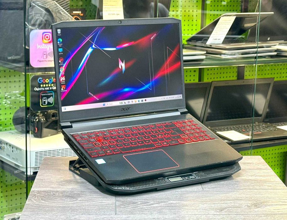Ігровий Acer Nitro AN715-51 / 144Hz / GTX 1660Ti 6Gb / Core i7-9750h