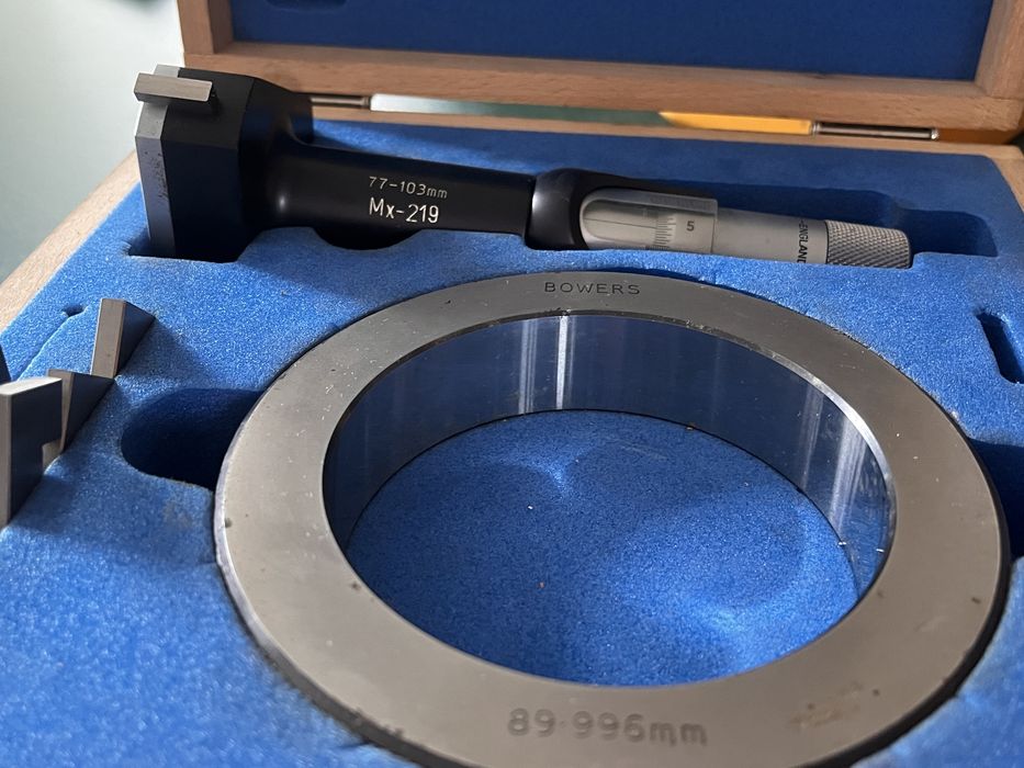 Średnicówka trzypunktowa BOWERS 77-103 mm + Pierścień kpl. MX-219