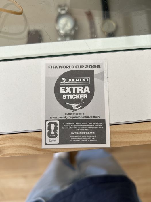 Raul jimenez extra stiker panini 2026