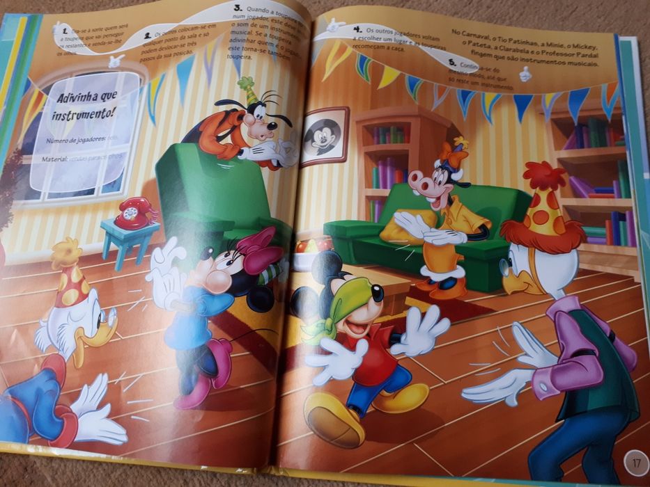 Livro mickey jogos para festas