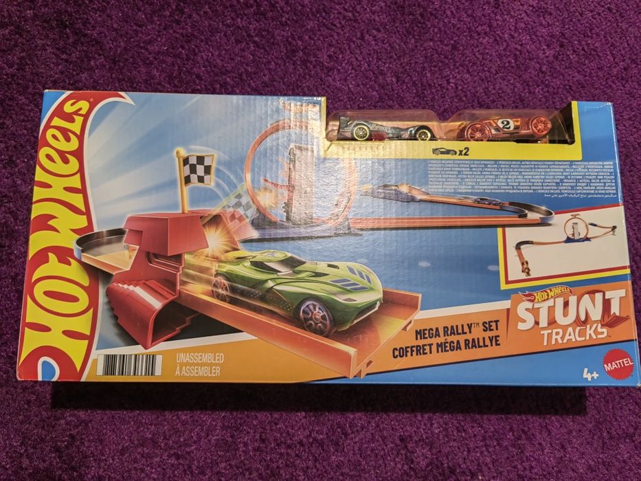 Zestaw hotwheels MEGA RALLY Stunt Tracks, cały zestaw