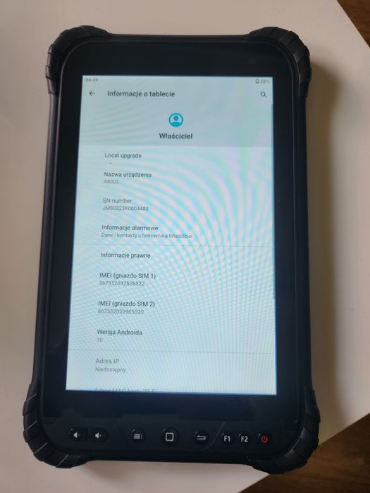 Oryginalny wytrzymały tablet 5G